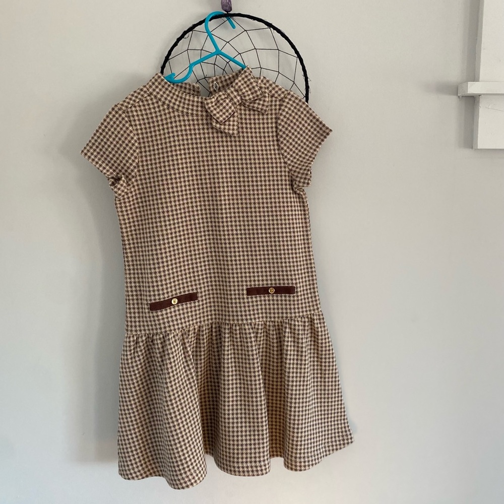 Janie and Jack Plaid Dropwaist Jacquard Dress